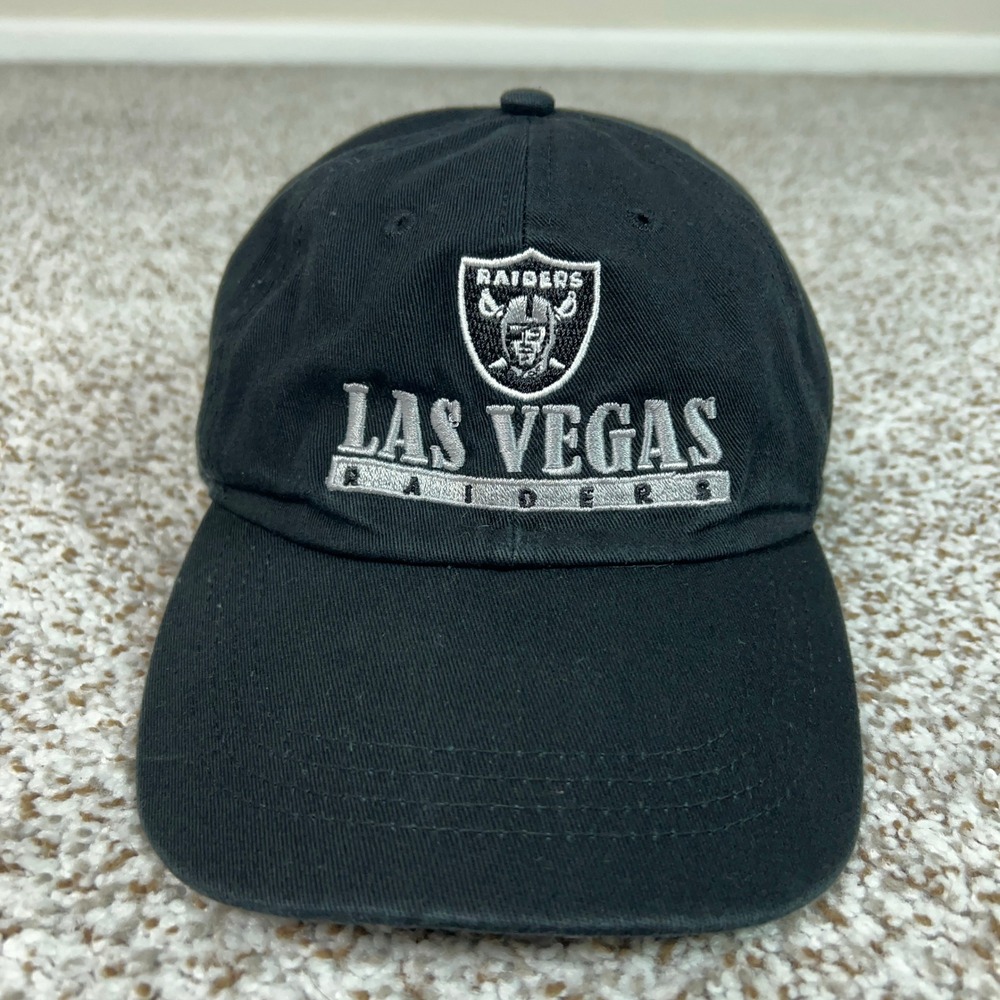 Las Vegas Raiders Hat Mens One Size Black Football NFL Embroidered Cap Sports